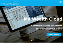 Tablet Screenshot of mywealthcloud.com